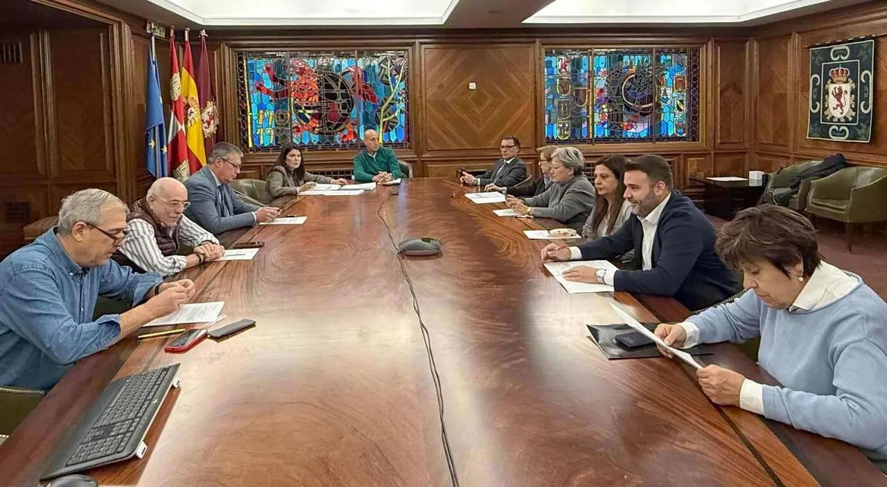 Imagen de la junta de gobierno local del Ayuntamiento de León.