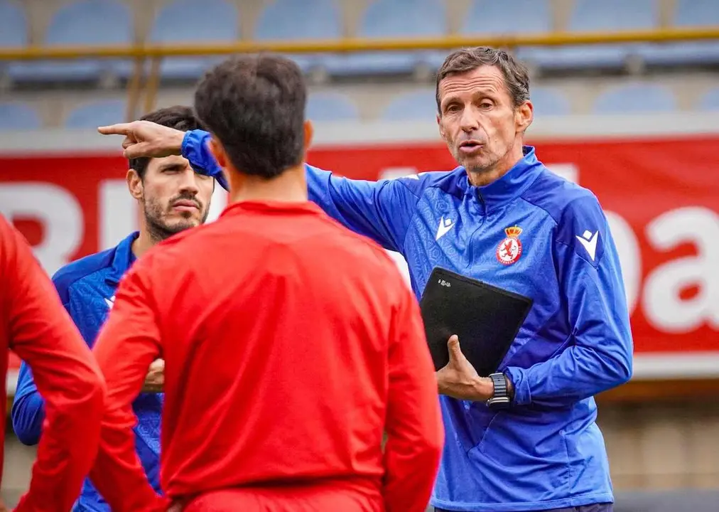 'Cuco' Ziganda, durante una sesi&oacute;n de entrenamiento.