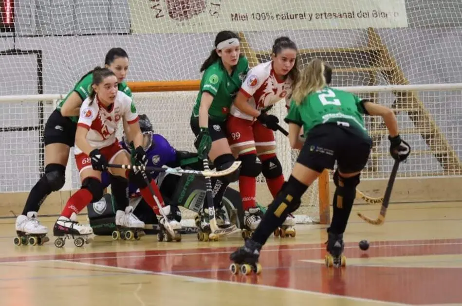 El Bembibre H.C sigue haciendo historia al conseguir su quinta victoria de manera consecutiva. Foto: Mila García/BHC