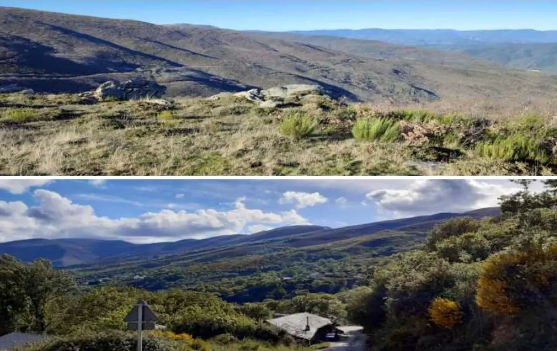 Fotos del paraje afectado por las nuevas canteras Marinita y Termenón en Benuza.