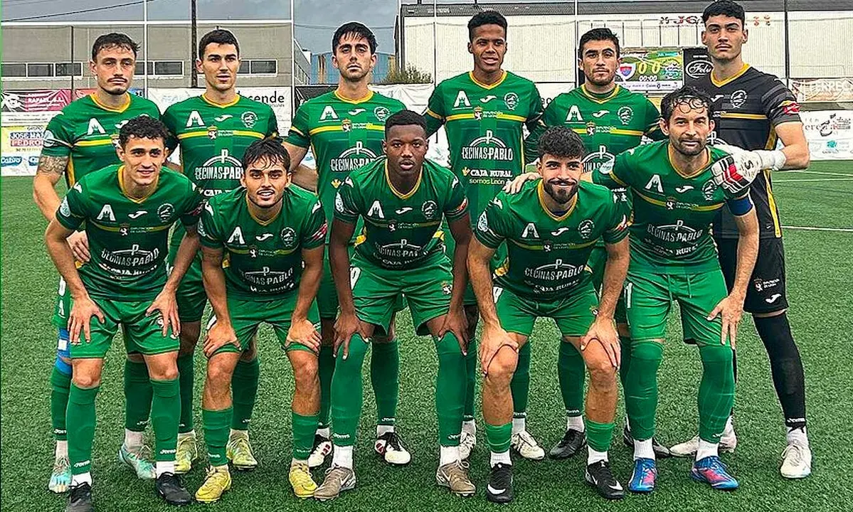 Alineación inicial del Atlético Astorga en Bergantiños.