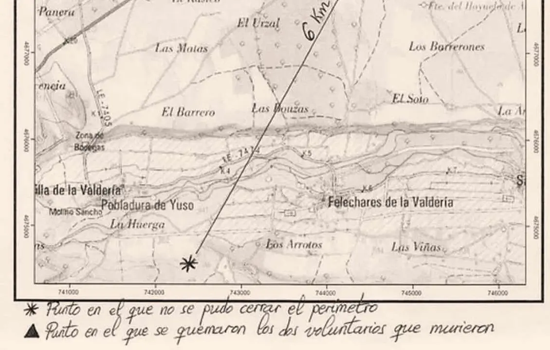 Imagen parcial de uno de los documentos remitidos a la Fiscalía.
