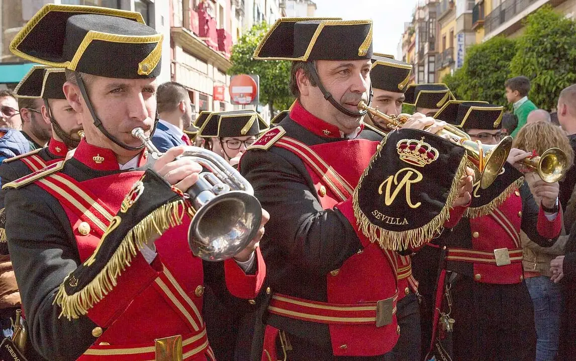 La Agrupación Musical de la Cofradía del Dulce Nombre de Jesús Nazareno y la Agrupación Musical Virgen de los Reyes, de Sevilla (en la imagen), ofrecerán un concierto conjunto en la ciudad de León. Foto: Virgen de los Reyes