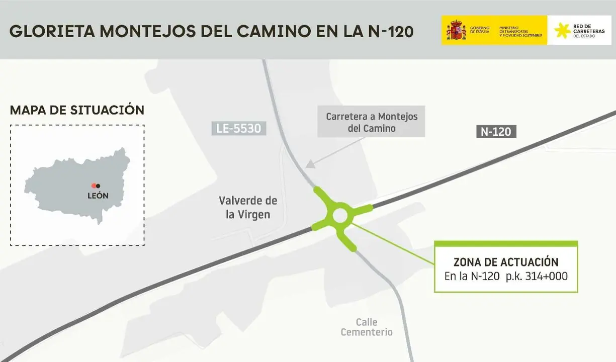 Imagen del proyecto de ejecución de la rotonda.