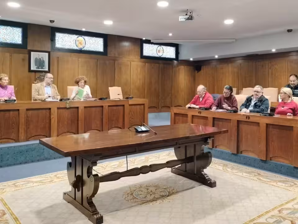 Eduardo Fernández, durante la reunión del órgano de crisis en Ponferrada.