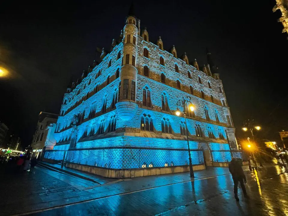 El Museo Casa Botines de Antonio Gaudí en la capital leonesa.