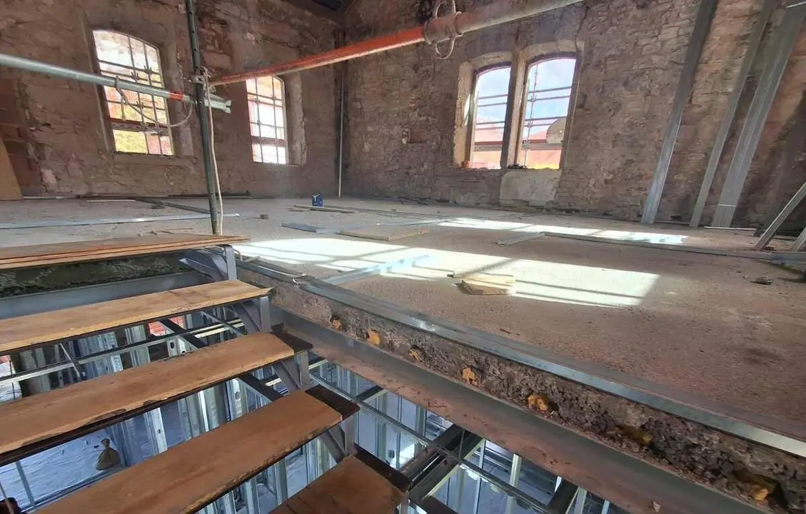 Imagen de la estación de Adif en Pola de Gordón.