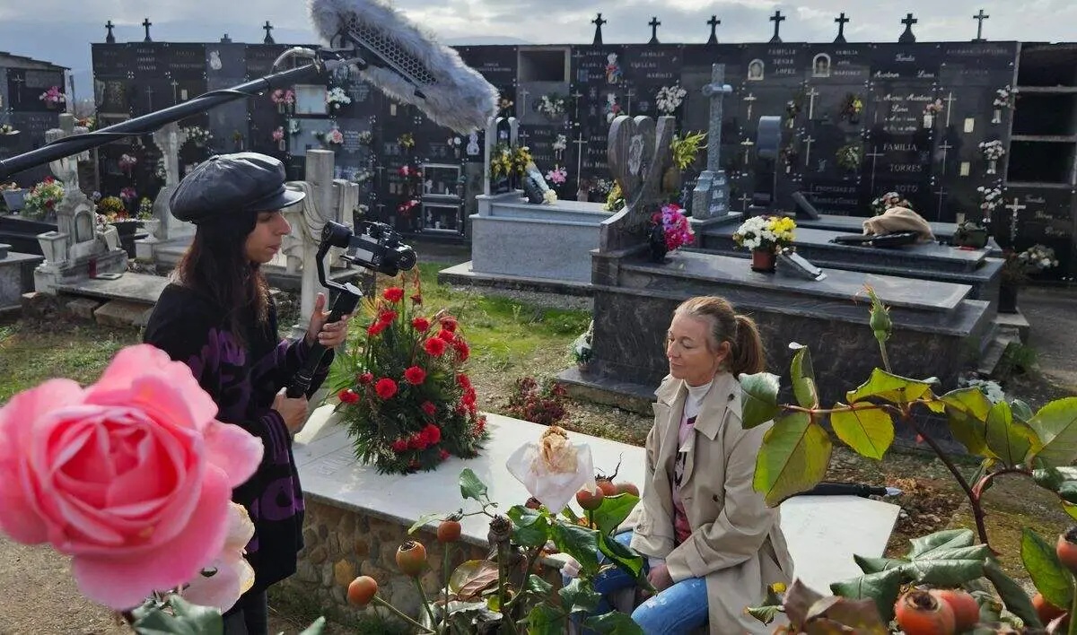 Rodaje del audiovisual ‘Sacrificio’, de la berciana Tatyana Galán.