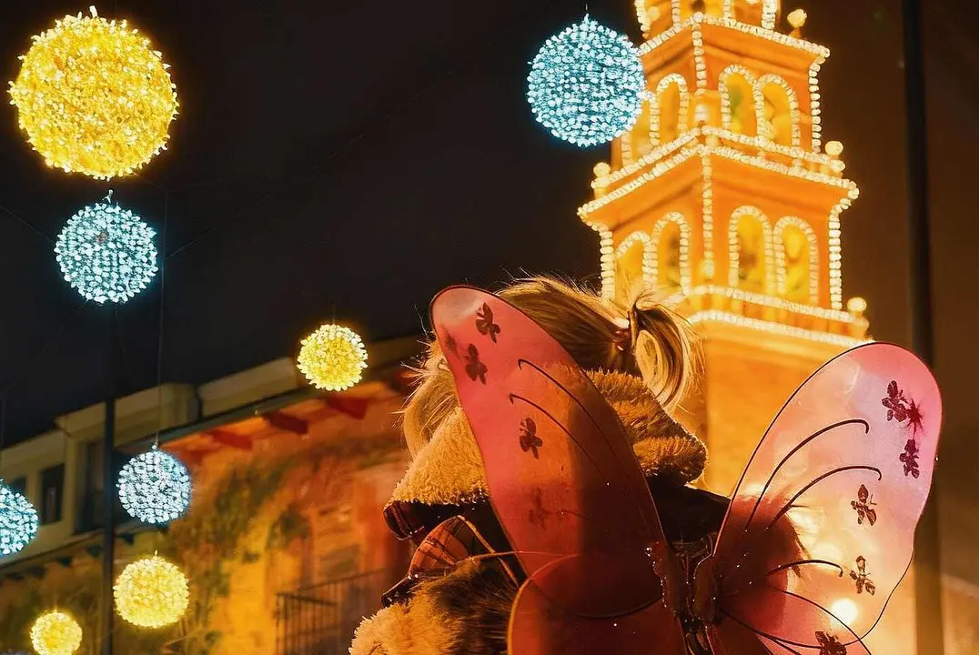 Cartel promocional de las fiestas de Navidad en Ponferrada.