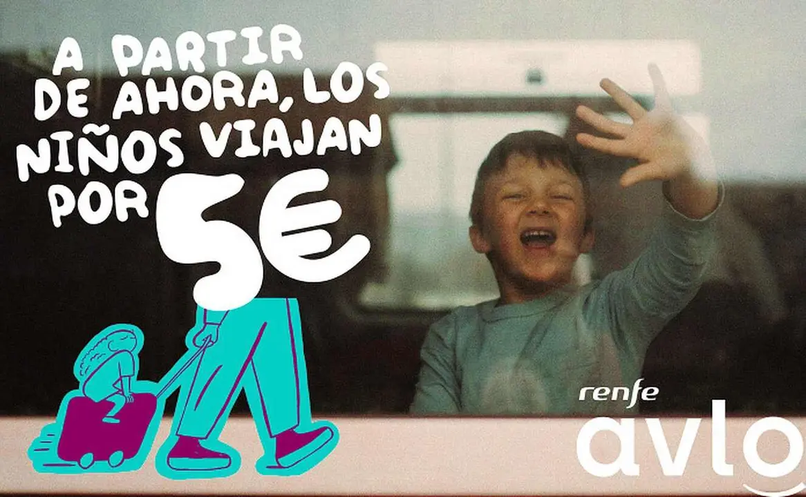 Campaña promocional de Avlo para impulsar los desplazamientos por parte de los más jóvenes.