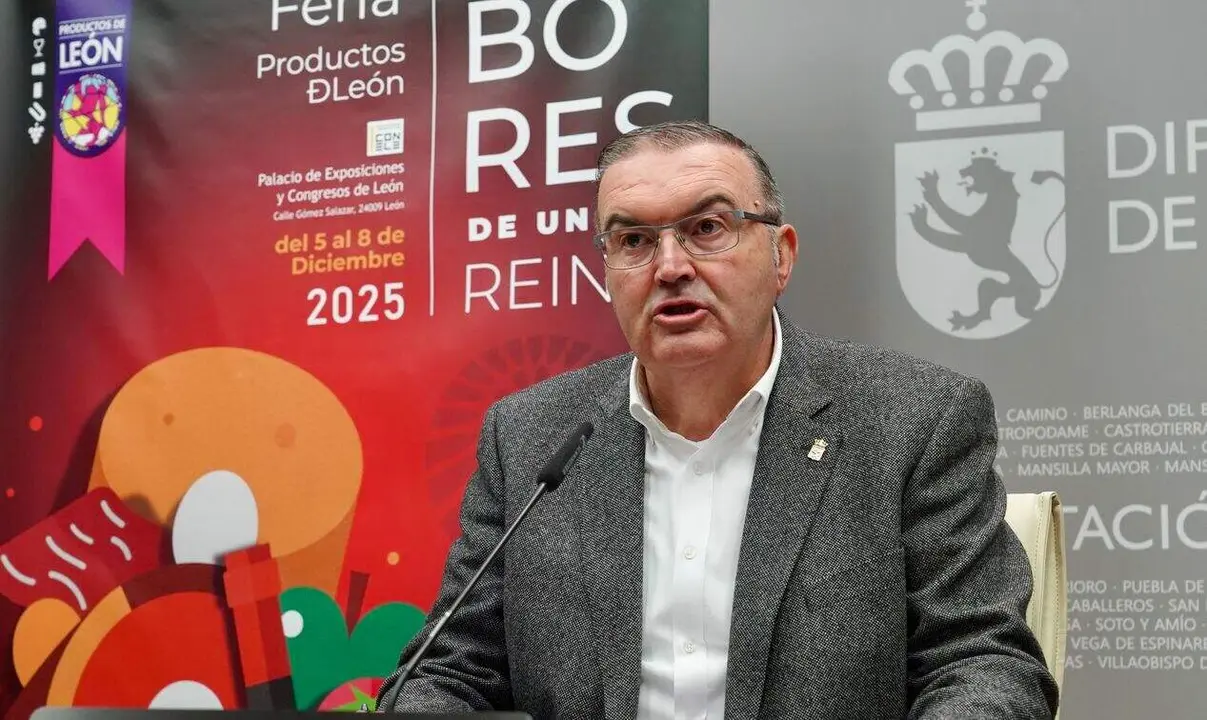 El vicepresidente de la Diputación de León, Roberto Aller, presenta la XXXI Feria de los Productos de León