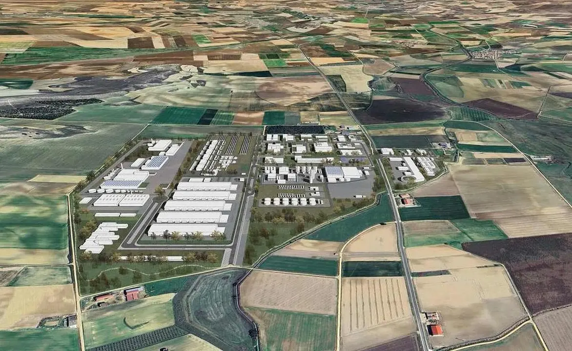 Recreación en vista aérea del ámbito del PRAT 'Zamora Norte'.