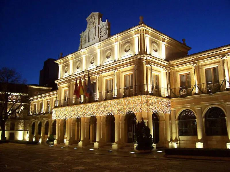 Casa Consistorial de León en la plaza de San Marcelo.