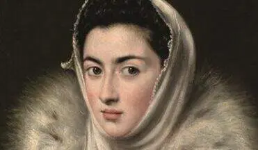 Fragmento de la portada de El universo femenino de Felipe II