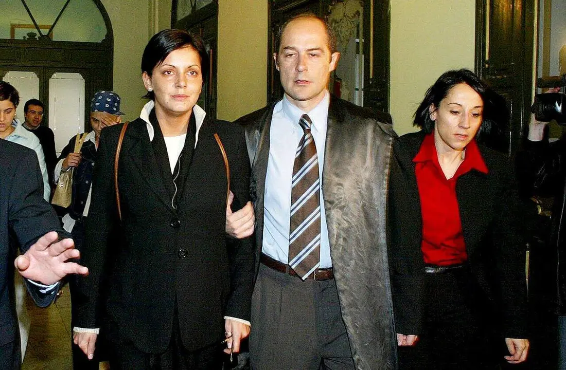 Nevenka Fernández junto a su abogado