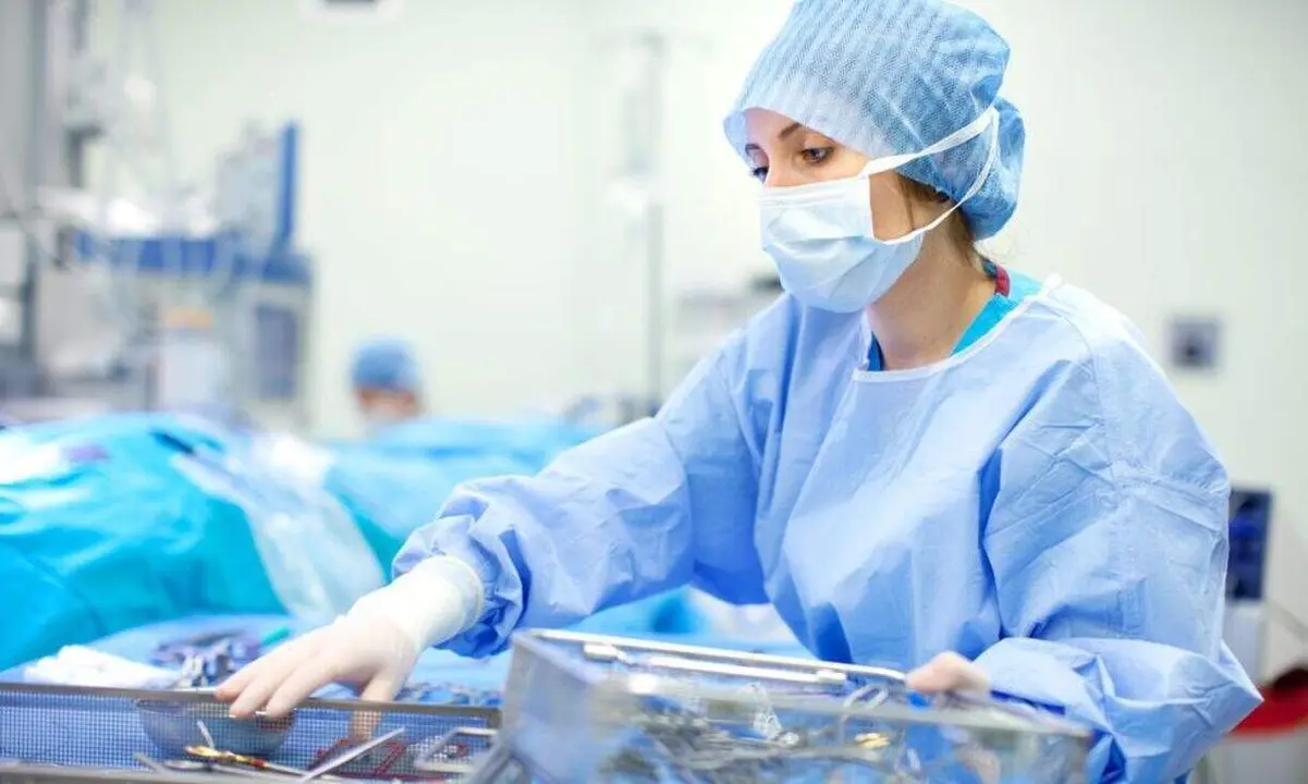 Imagen de archivo de una enfermera.