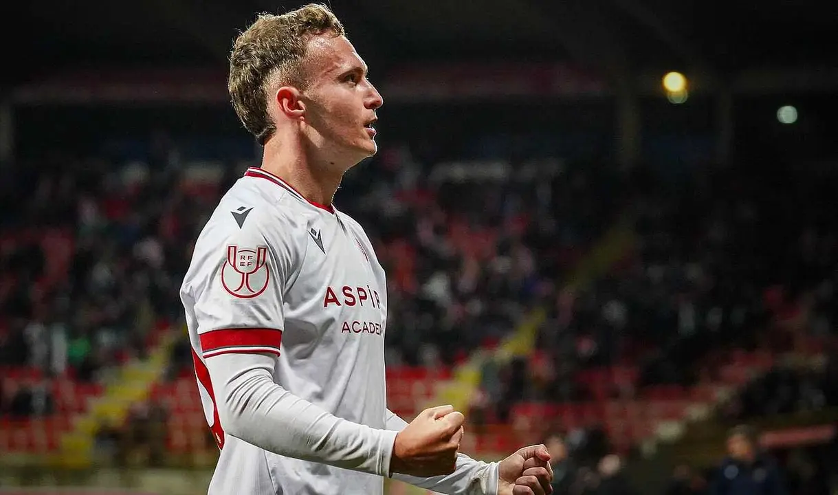 Tresaco celebra su gol en el Reino de Le&oacute;n ante el Levante.