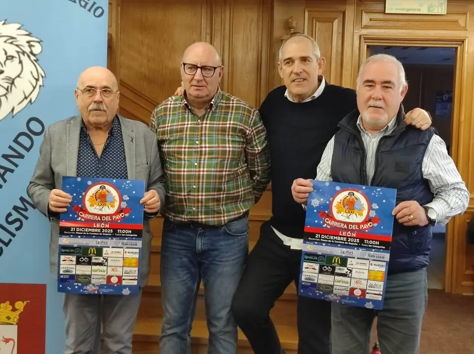 Un instante de la presentaci&oacute;n de la prueba en el Ayuntamiento de Le&oacute;n.