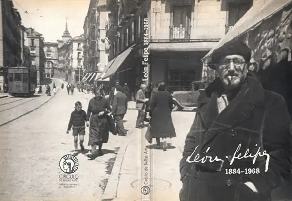 Le&oacute;n Felipe en Madrid en 1936. Foto: C&iacute;rculo de Bellas Artes