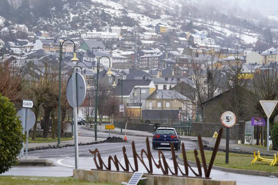 La localidad lacianiega de Villablino. Foto: C. S&aacute;nchez