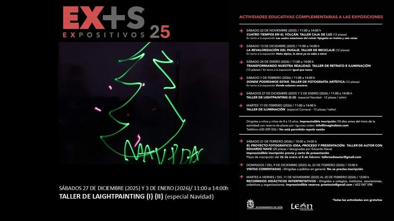 Taller de LightPainting Navidad 2