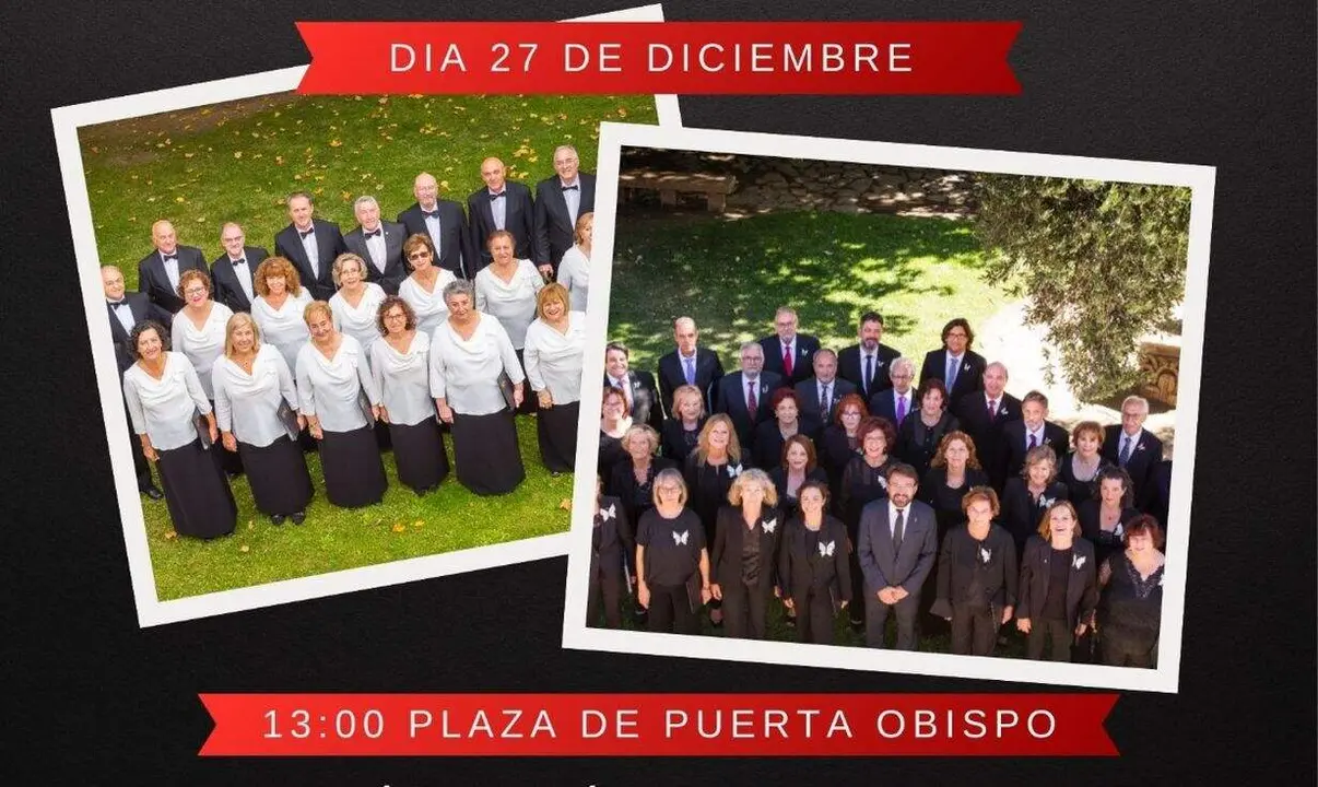 Cartel Concierto Navidad Orfe&oacute;n Leon&eacute;s.