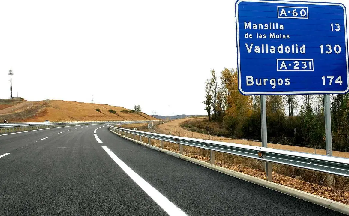 Tramo Le&oacute;n-Puente Villarente de la autov&iacute;a A-60