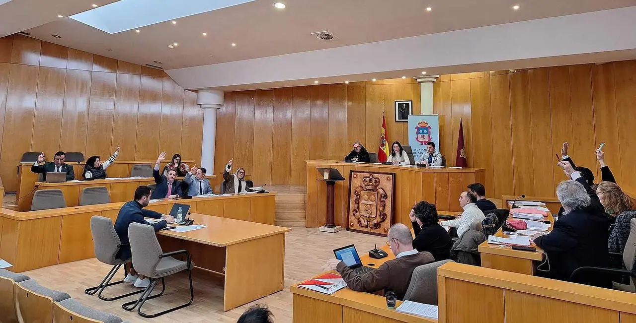 Imagen del pleno del Ayuntamiento de San Andr&eacute;s del Rabanedo.