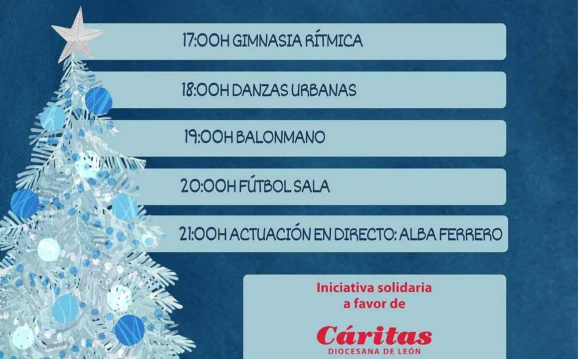 Imagen parcial del cartel que anuncia el evento solidario en Villar de Mazarife.