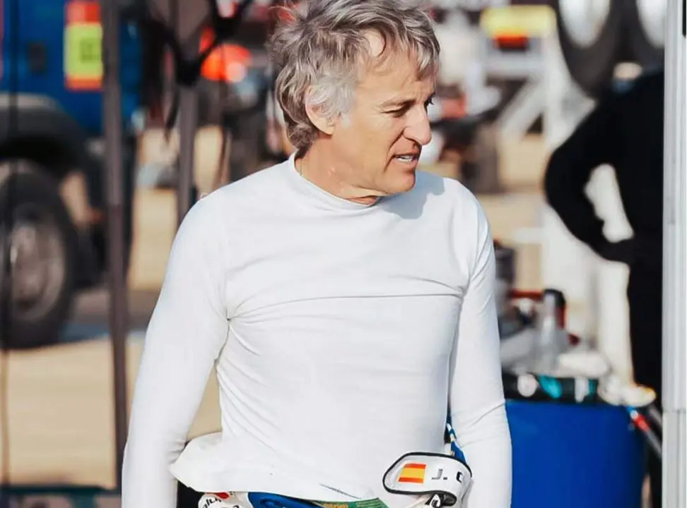 Jes&uacute;s Calleja este domingo en el Dakar. Foto: Santana Racing Team