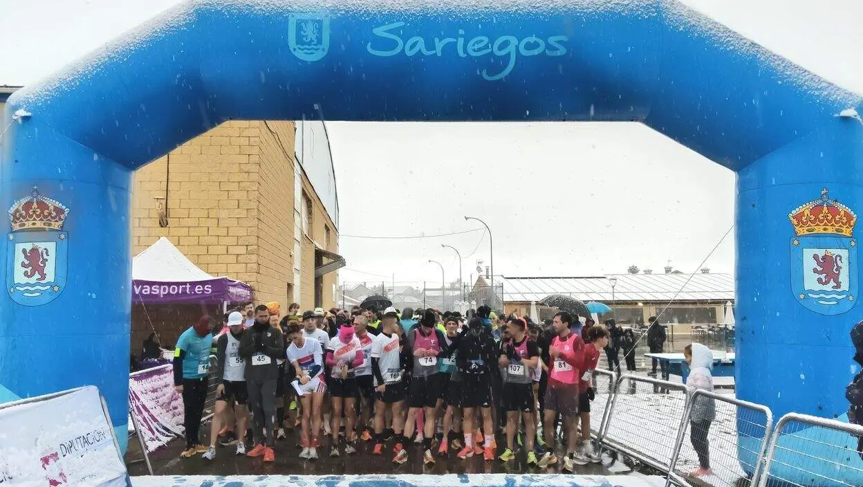 salida de la carrera Sariegos