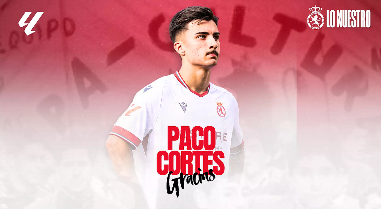 Paco Cort&eacute;s deja de ser jugador de la Cultural y Deportiva Leonesa.