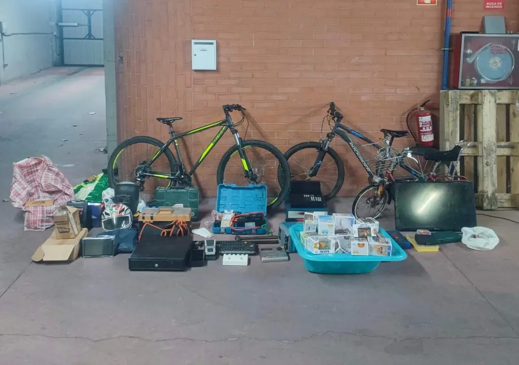 Imagen del material robado.