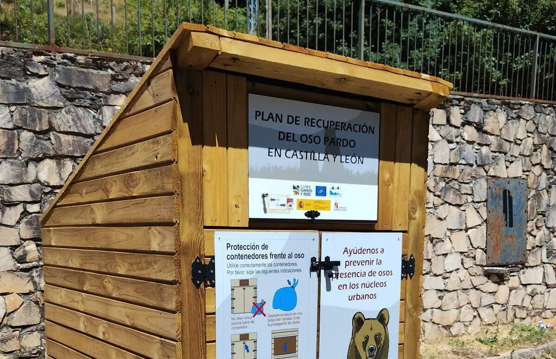 Contenedor 'anti osos'. Foto: JCyL