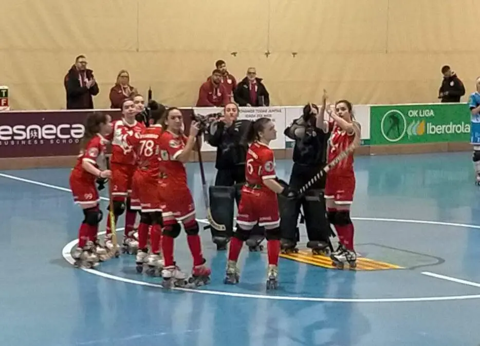 El Bembibre H.C no pudo solventar de manera positiva su encuentro ante el Esneca Fraga en Huesca, tras caer por un 4-2 bastante claro. Foto: Santi Rivera - BHC