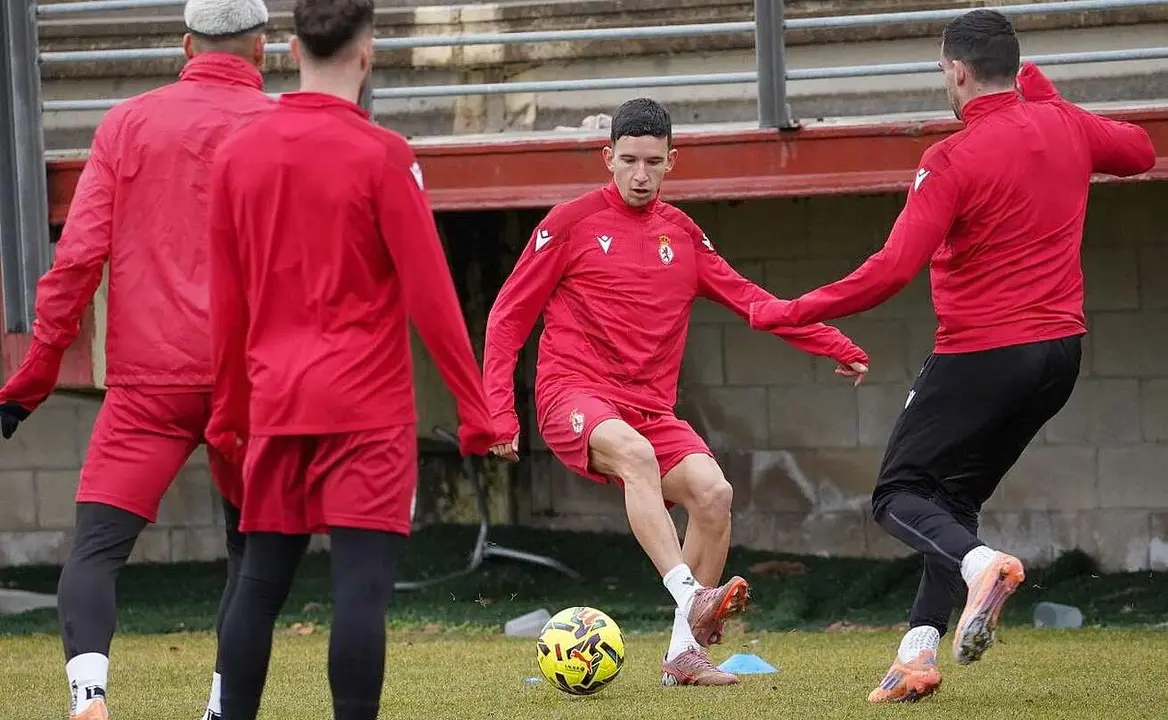 Luis Chac&oacute;n, durante una de las &uacute;ltimas sesiones de entrenamiento.