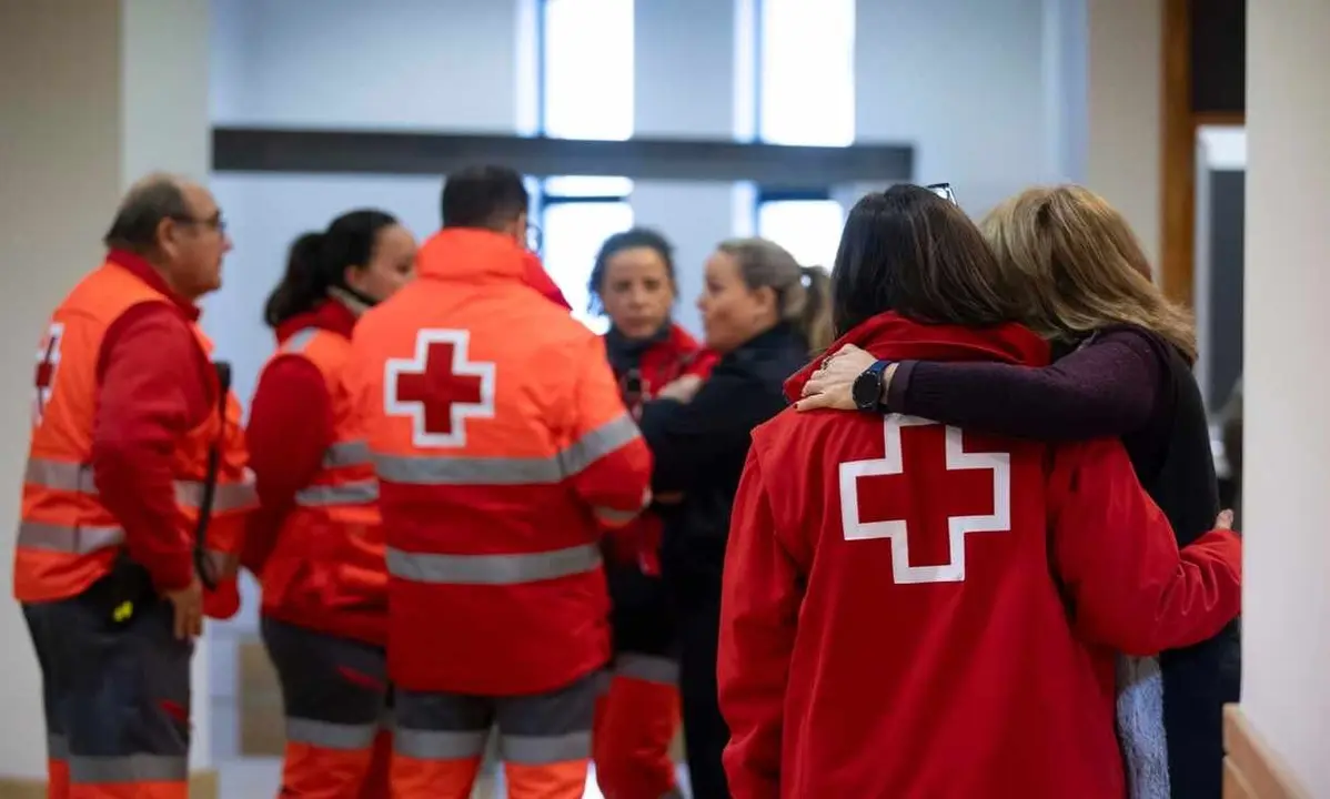 Cruz Roja ha mantenido los equipos de apoyo en todos los funerales por la tragedia ferroviaria.