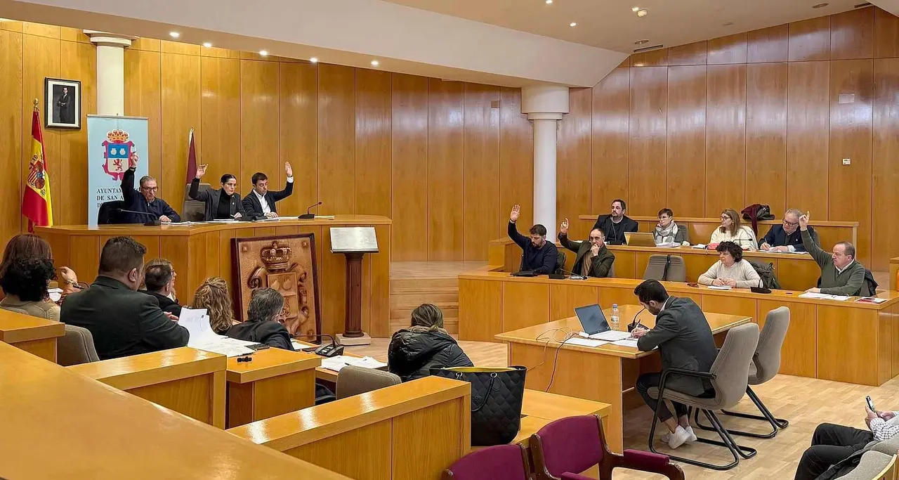 Imagen del pleno de San Andr&eacute;s del Rabanedo celebrado este jueves.