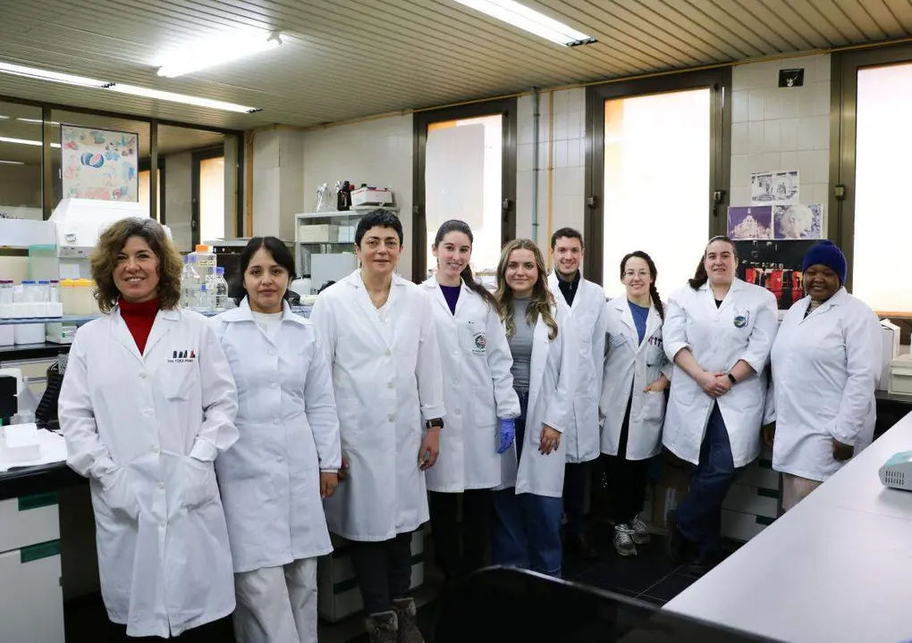 El grupo de investigaci&oacute;n veterinaria Entropia de la Universidad de Le&oacute;n. Foto: ULE