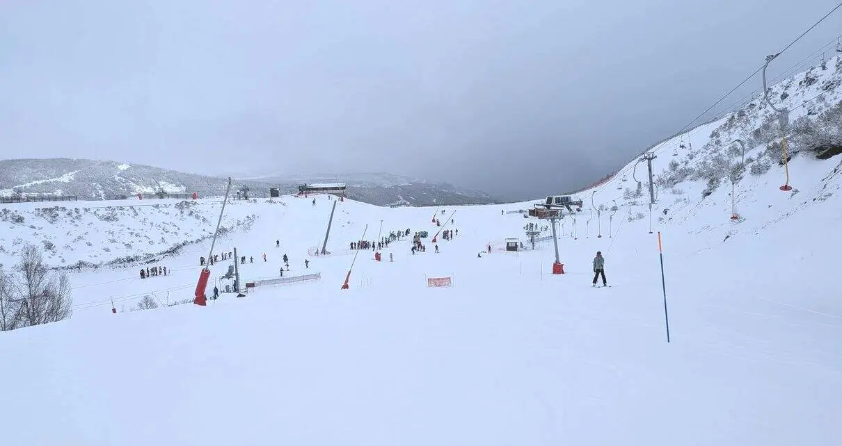 Imagen de la estaci&oacute;n invernal de Leitariegos, que este fin de semana