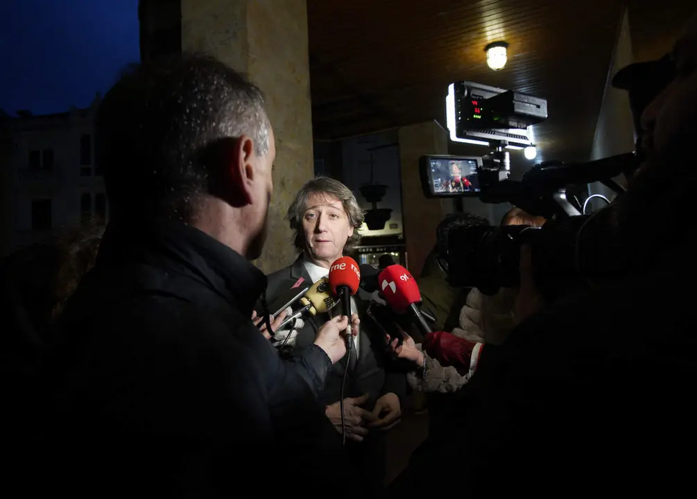 Acto institucional con motivo de la celebraci&oacute;n del LIII Festival Internacional de Exaltaci&oacute;n del Botillo de Bembibre (Le&oacute;n), en el que participa su alcaldesa, Silvia Cao, y su mantenedor, el periodista Jos&eacute; Ribagorda
