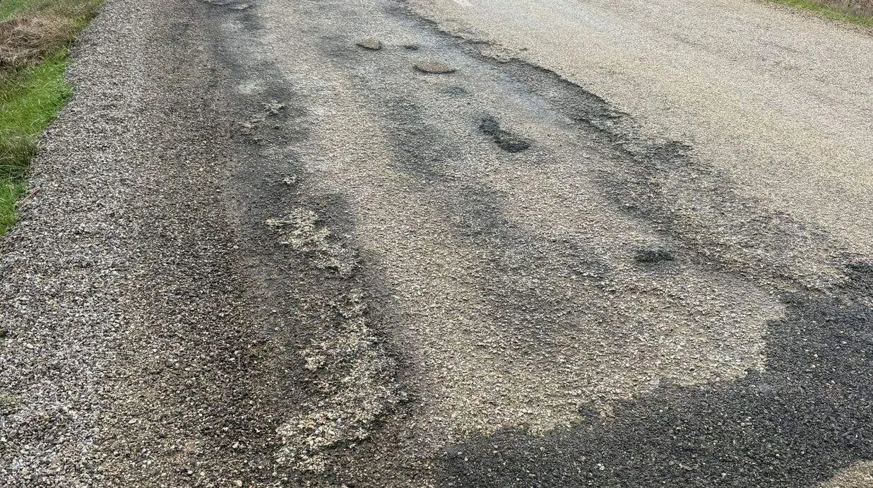 Carretera de SAhag&uacute;n a Renedo de Valderaduey
