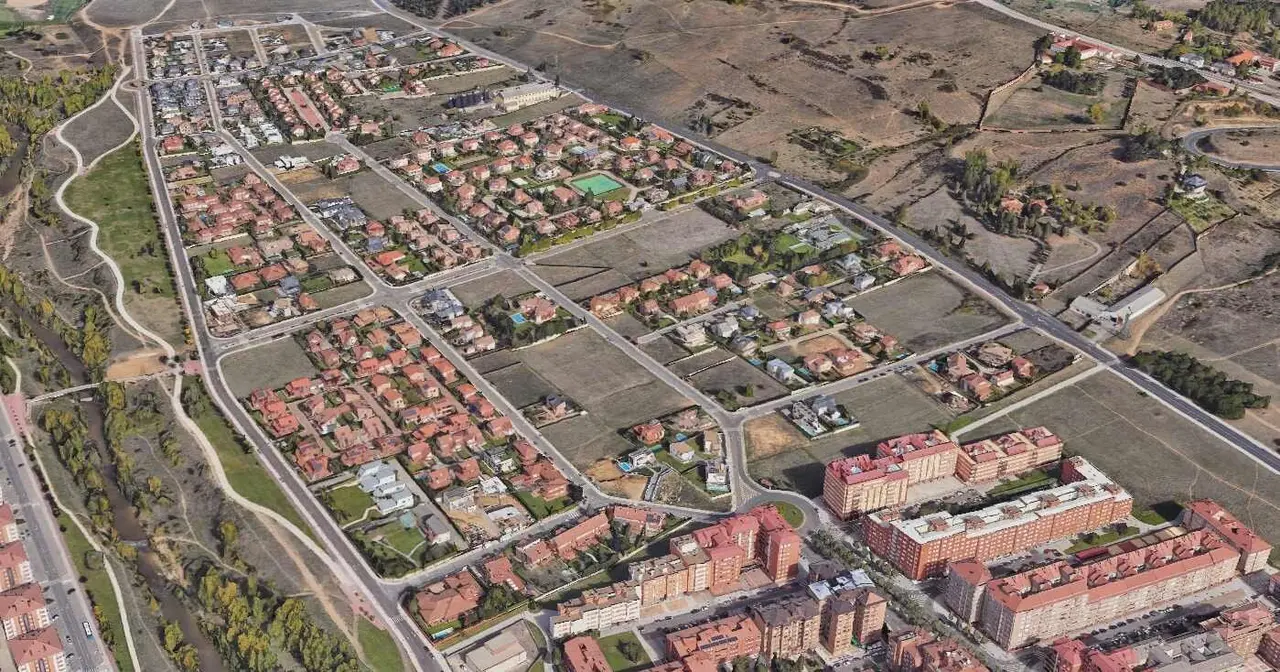 Imagen de la zona norte de Le&oacute;n capital, donde se ubican numerosas viviendas unifamiliares.