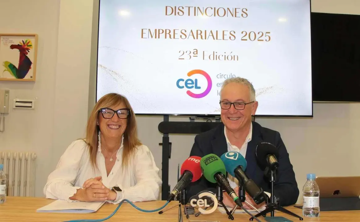 El C&iacute;rculo Empresarial Leon&eacute;s presenta a las empresas galardonadas con las Distinciones Empresariales de 2025. Foto: Peio Garc&iacute;a