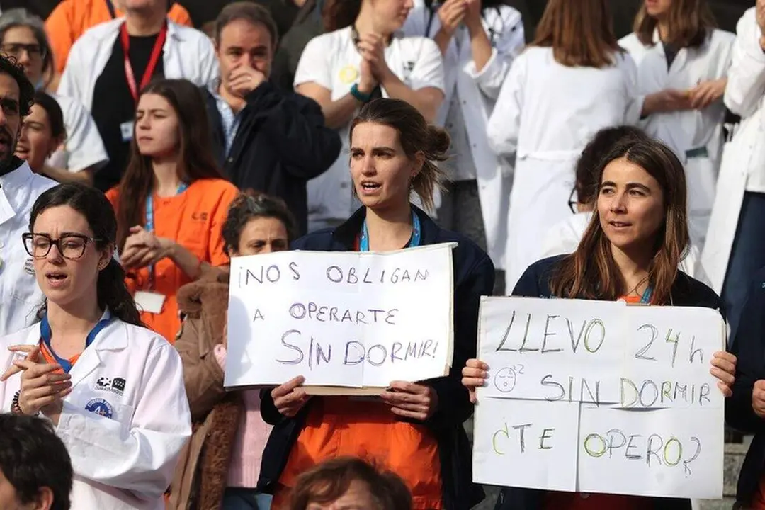 Huelga de m&eacute;dicos contra el Estatuto Marco.