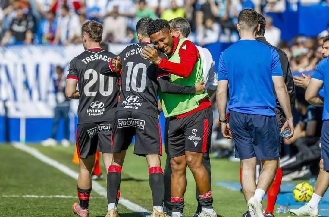 Tresaco, tras el gol de chac&oacute;n ante el Legan&eacute;s.