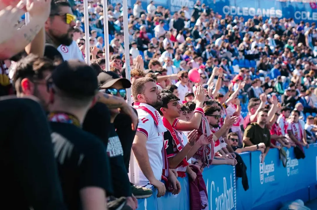 Aficionados de la Cultural, este s&aacute;bado, en Butarque.