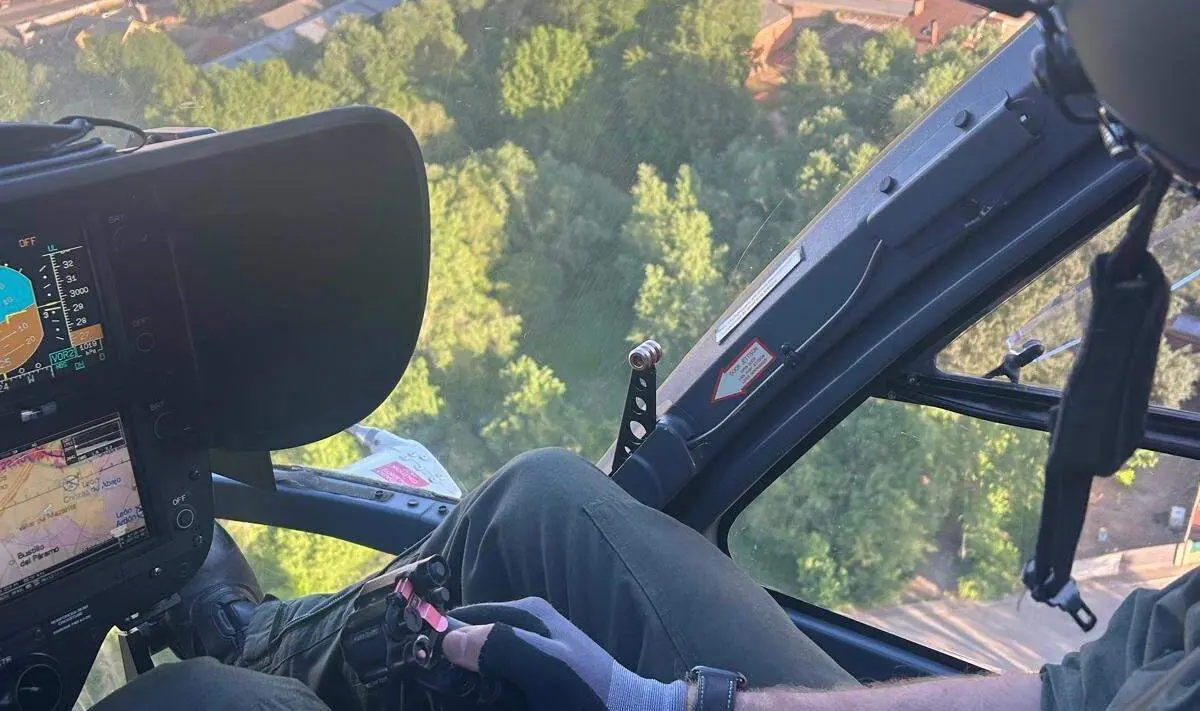 Imagen de archivo del helic&oacute;ptero del Servicio A&eacute;reo con base en Le&oacute;n.