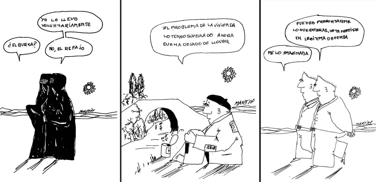 Tres de las vi&ntilde;etas sobre la actualidad publicadas por Mart&iacute;n Mu&ntilde;oz.