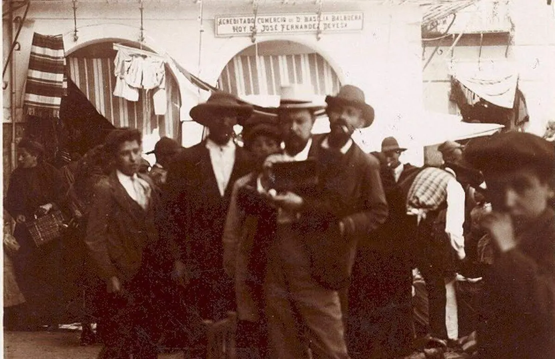 Joaqu&iacute;n Sorolla, en Le&oacute;n en 1902. Foto: Museo Sorolla - Madrid